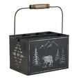 thumbnail image 1 of Park Designs Black Bear Rustic Metal Utensil Caddy, 1 of 3