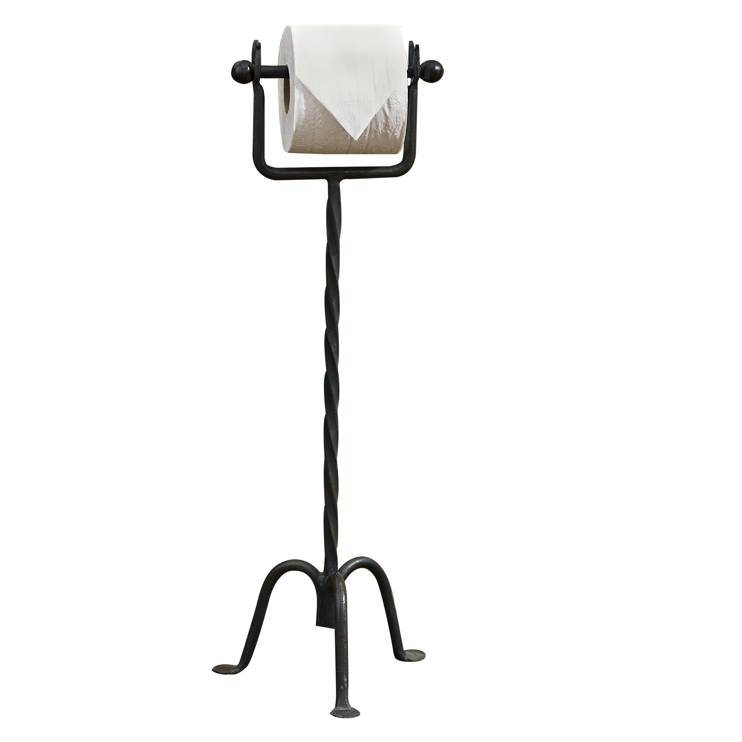 Park Designs Black Standing Toilet Tissue Holder 23"H - Walmart.com