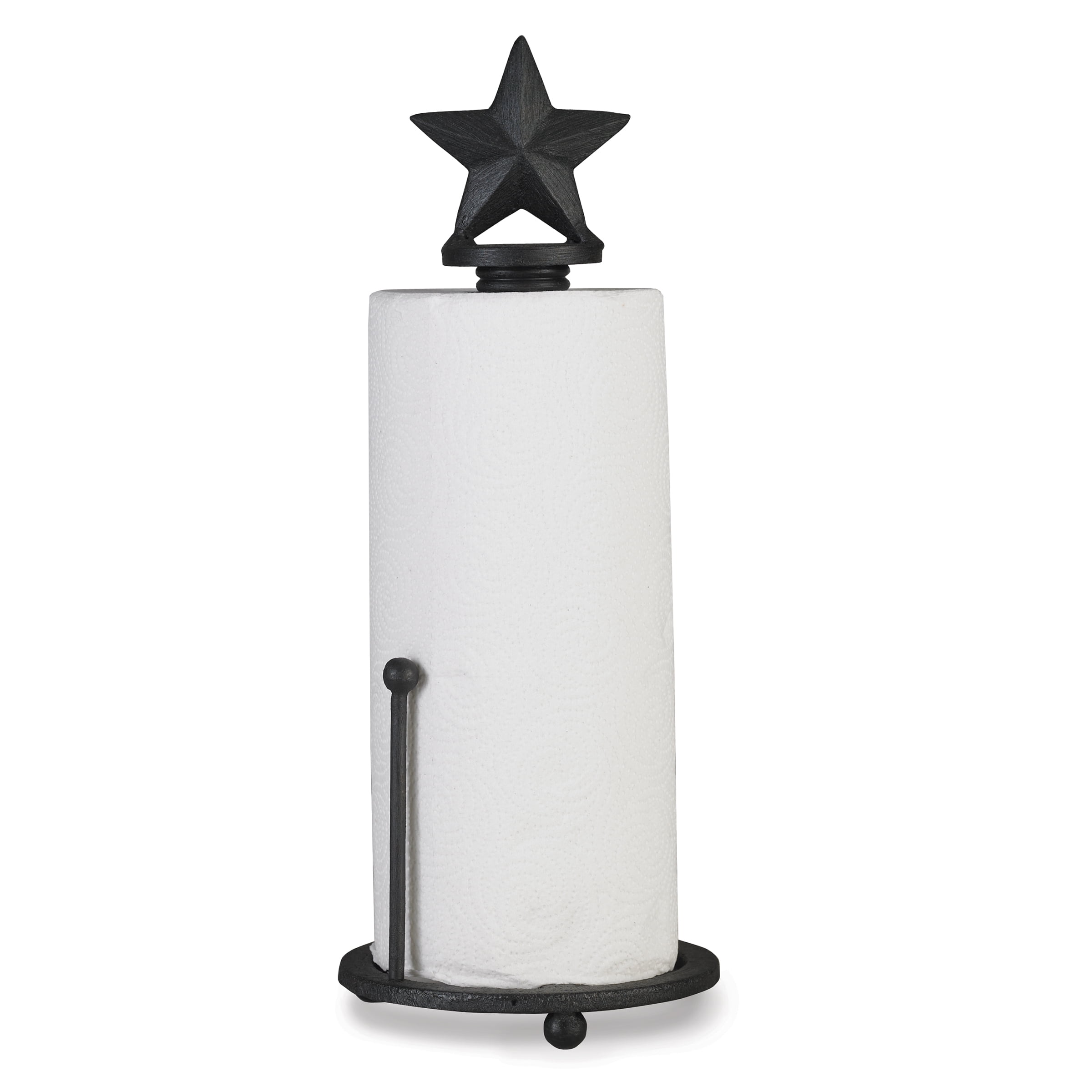 Blackstone Star Black Iron Paper Towel Holder