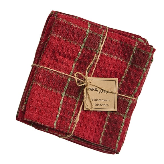 Park Designs Bransford 3 Dishtowel/1 Dishcloth Set