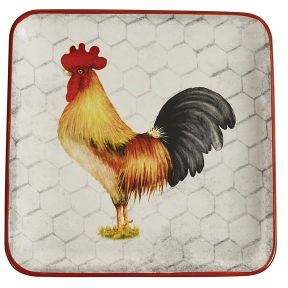 Park Designs Break Of Day Rooster Salad Plate Set of 4