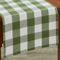 thumbnail image 1 of Park Designs Buffalo Check Backed Green Table Runner 13" x 36", 1 of 3