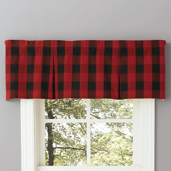 Park Designs Buffalo Check Lined Valance 15" L