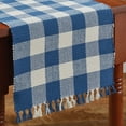 thumbnail image 1 of Park Designs Buffalo Check Table Runner - 54"L - China Blue, 1 of 4