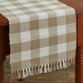 thumbnail image 1 of Park Designs Buffalo Check Table Runner  - 54"L  - Natural, 1 of 4