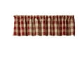 thumbnail image 1 of Park Designs Buffalo Check Valance 14''L x 72''W - Garnet & Tan, 1 of 5