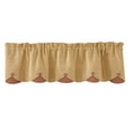 thumbnail image 1 of Park Designs Burlap and Check Lined Scallop Valance 15x58, 1 of 6