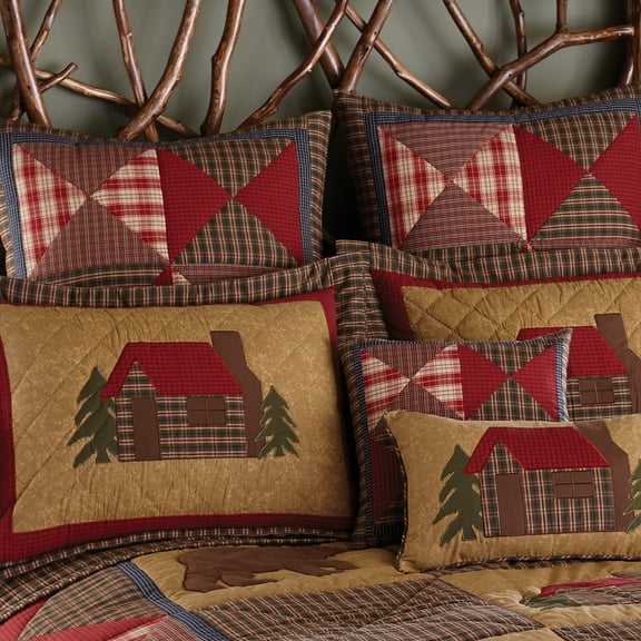 Park Designs Cabin Patchwork Euro Sham Patchwork