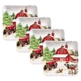 thumbnail image 1 of Park Designs Christmas At The Farm Dessert Plate Set Of 4, 1 of 6