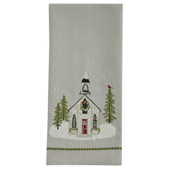 Park Designs Church Printed/Embroidered Dishtowel Set of 2