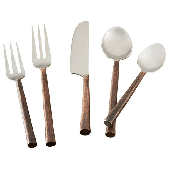 Park Designs Copper Handle Five Piece Place Setting