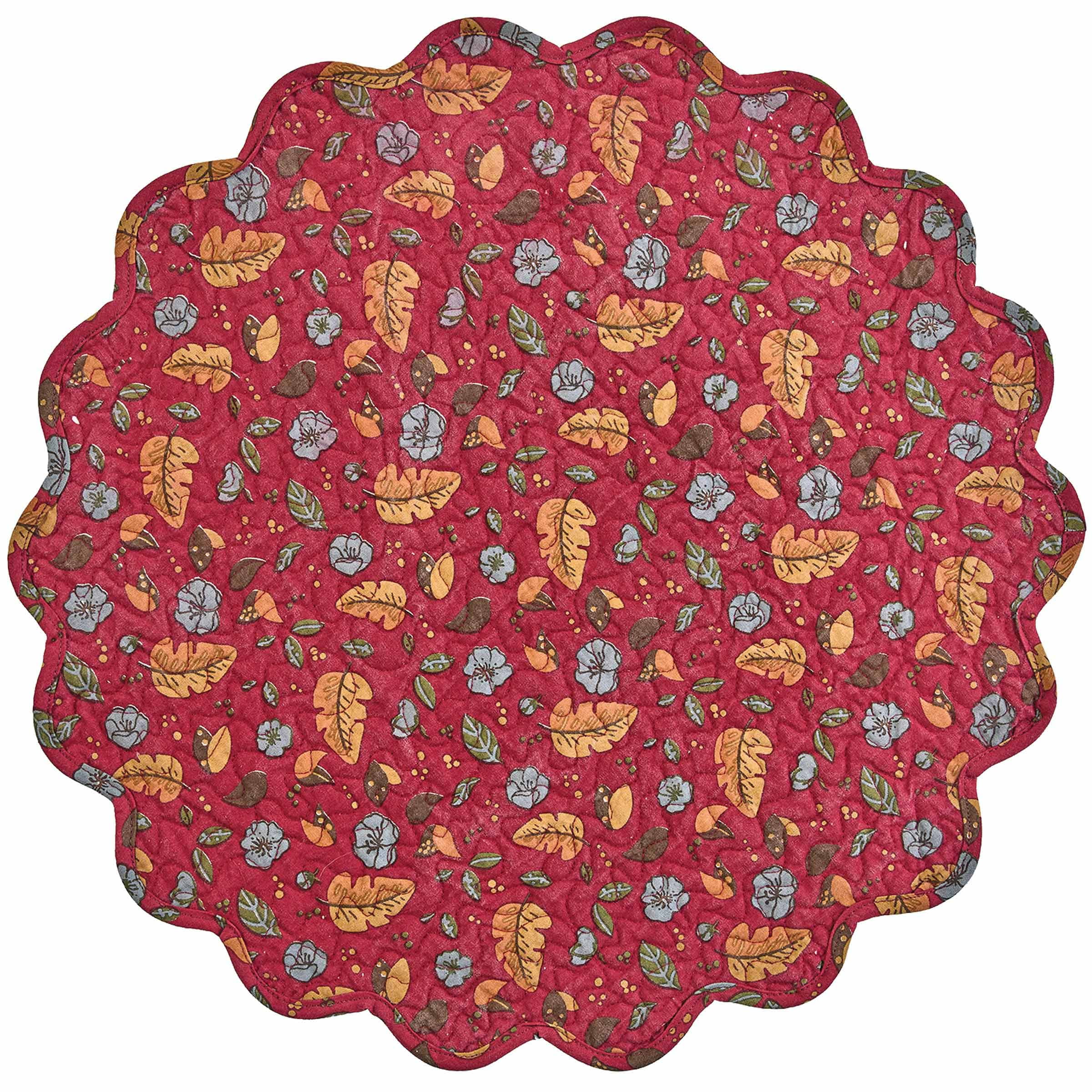 Park Designs Coriander Floral Placemat Set of 4