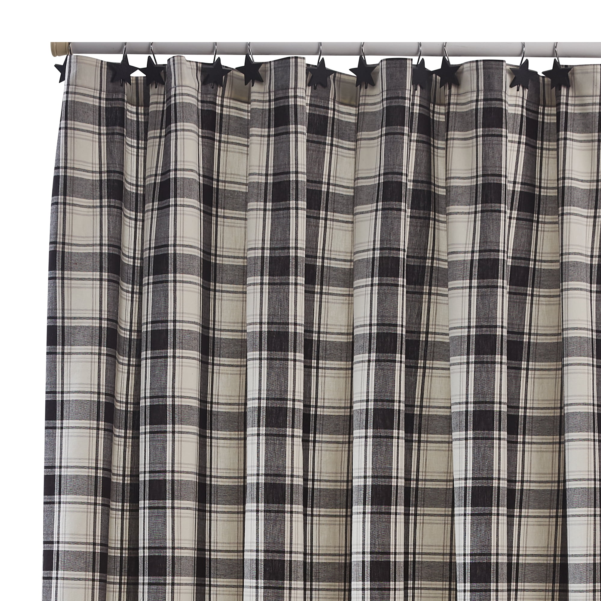 Park Designs Buffalo Check Shower Curtain - 72"x72", China Blue, 100% Cotton