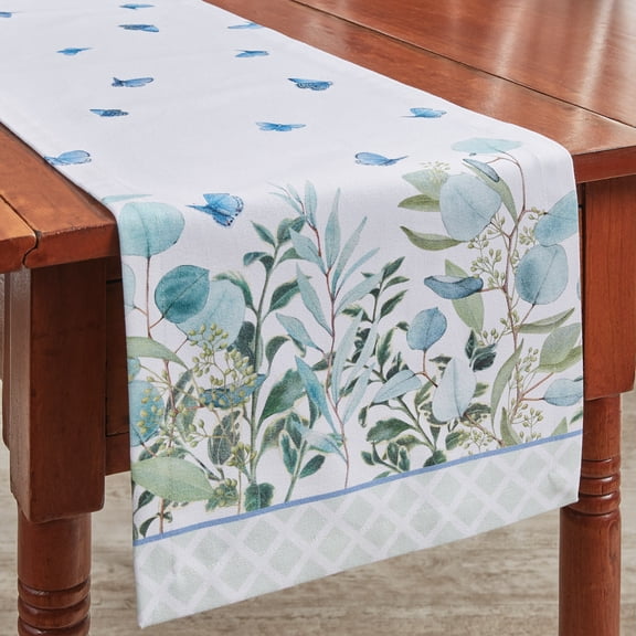 Park Designs Eucalyptus Greens Table Runner 13" X 54"