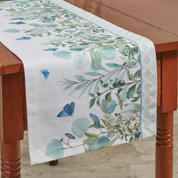 Park Designs Eucalyptus Greens Table Runner 13" x 36"