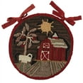 thumbnail image 1 of Park Designs Farm Life Hooked Chairpad, 1 of 3