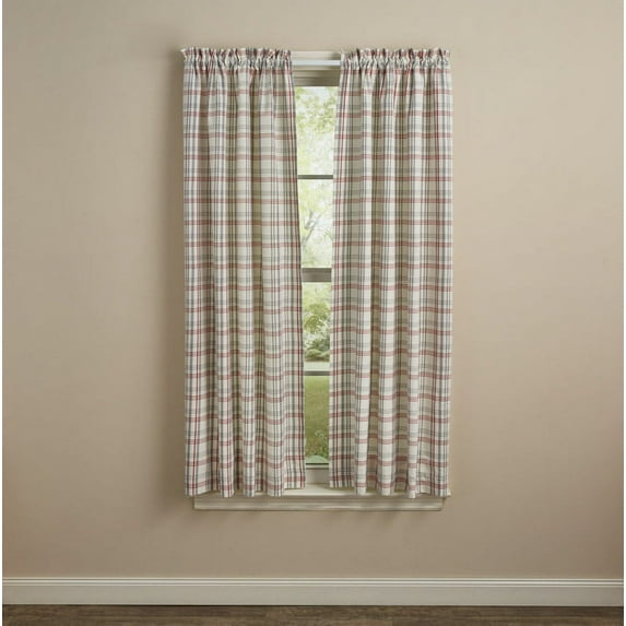 Park Designs Farm Yard Plaid Panels 72'' x 63''