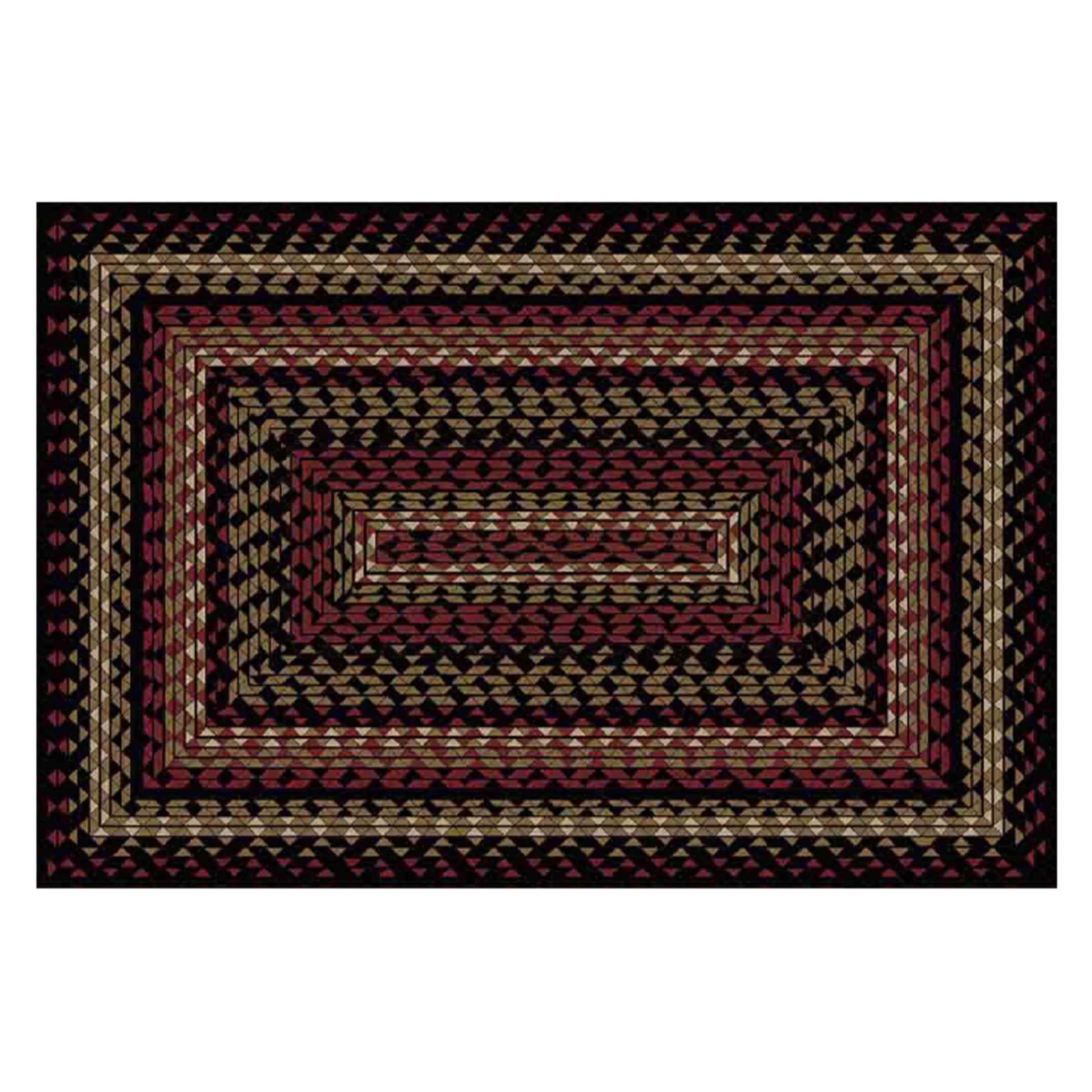 Park Designs Folk Art Braided Rectangle Rug 48'' x 72''