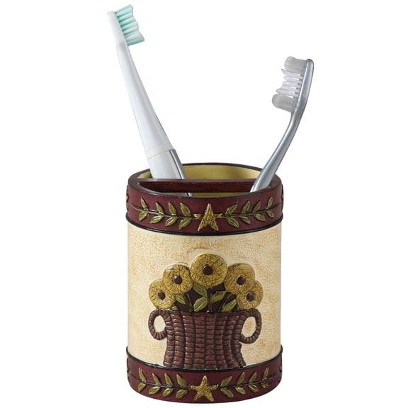 Park Designs Folk Crow Bath Toothbrush Holder