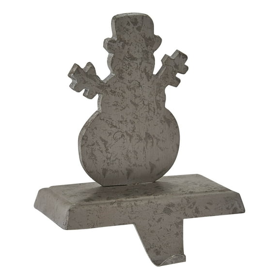 Park Designs Galvanized Snowman Stocking Hanger 5"H