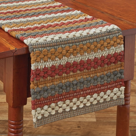 Park Designs Gathered Pumpkin Chindi Table Runner - 36"L