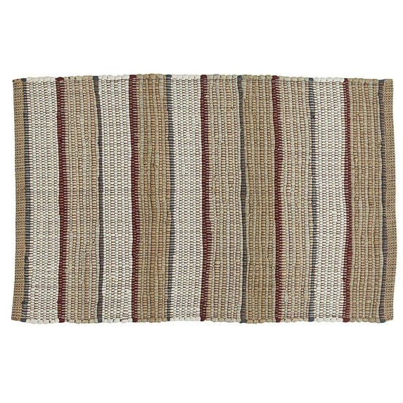 Park Designs Glenwood Antique Red Chindi Rag Rug 2 ft x 3 ft