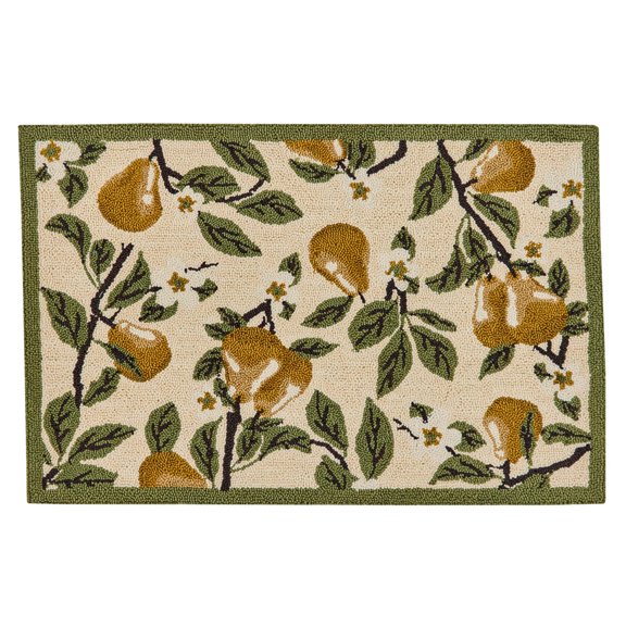 Park Designs Golden Pear Hooked Indoor Rug 2' x 3'