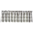 thumbnail image 1 of Park Designs Grey Buffalo Check Unlined Valance 14x72, 1 of 6