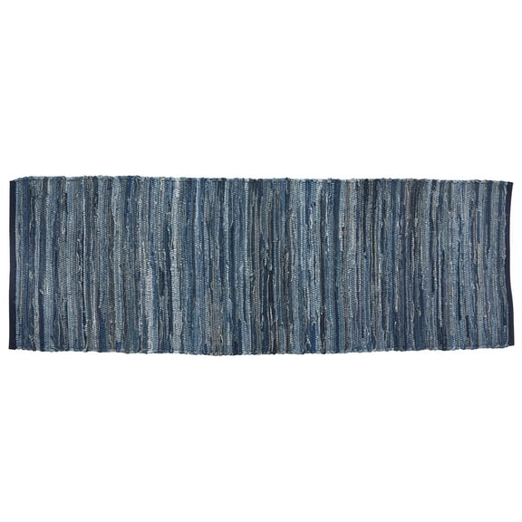 Park Designs Indigo Chindi Rag Rug Runner 2X6