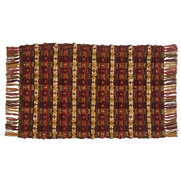 Park Designs Kennebec Braided Red Chindi Indoor Rug 2' x 3'