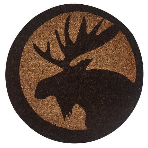 Park Designs Kennebec Moose Doormat 24" x 24"