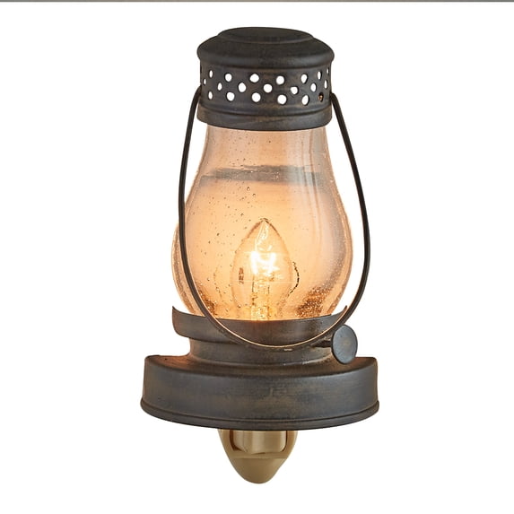 Park Designs Lantern with Glass Night Light