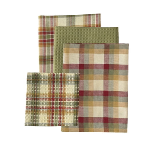 Park Designs Lemon Pepper Dishtowel Set of 8