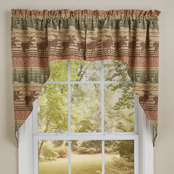 Park Designs Moose Jacquard Swag 72'' x 36"