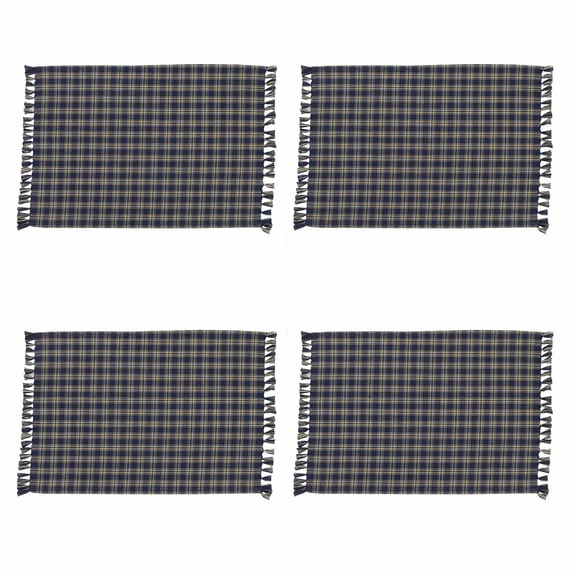 Park Designs Navy Sturbridge Placemat Set of 4