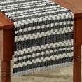 thumbnail image 1 of Park Designs Onyx And Ivory Chindi Table Runner 13" X 54", 1 of 4