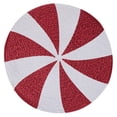thumbnail image 1 of Split P Split P Peppermint Candy Braid Placemat 15" Dia Set Of 4, 1 of 4