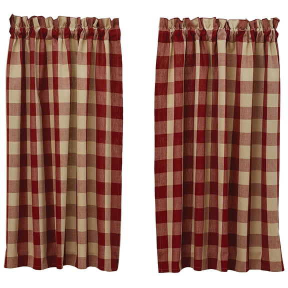 Park Designs Red Buffalo Check Tiers 36x72