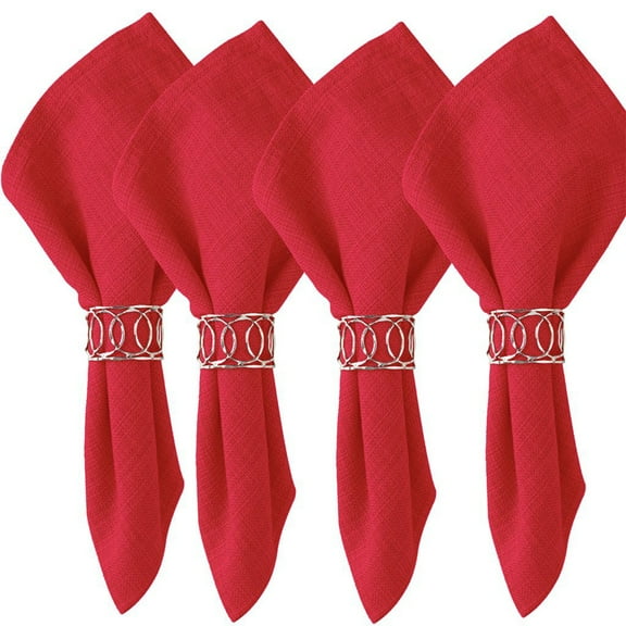Park Designs Red Casual Classics Napkin Set of 4