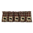 thumbnail image 1 of Park Designs Red Concord Bear Lined Valance 60"L, 1 of 5