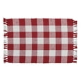thumbnail image 1 of Park Designs Red & Cream Buffalo Check Placemat Set of 4, 1 of 4