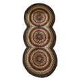 thumbnail image 1 of Park Designs Red Folk Art Braided Rug Runner 72''L, 1 of 6
