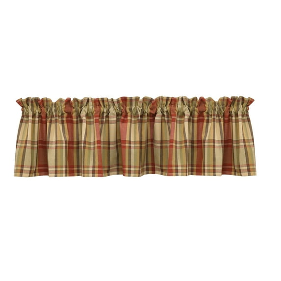 Park Designs Red Heartfelt Valance 14''L