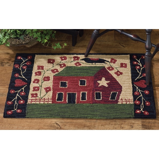 Park Designs Red House Hooked Rug 24