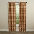 thumbnail image 1 of Park Designs Red Saffron Lined Panel Pair 84"L, 1 of 6