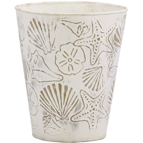 Park Designs Sea Shells Waste Basket