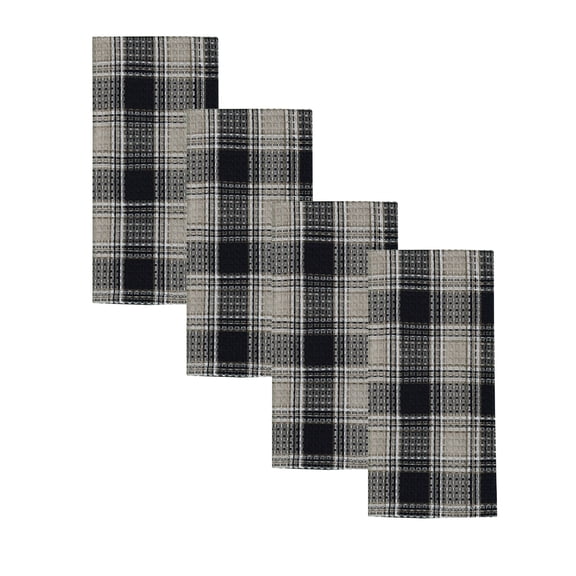 Park Designs Soapstone Waffle Dishtowel Set of 4