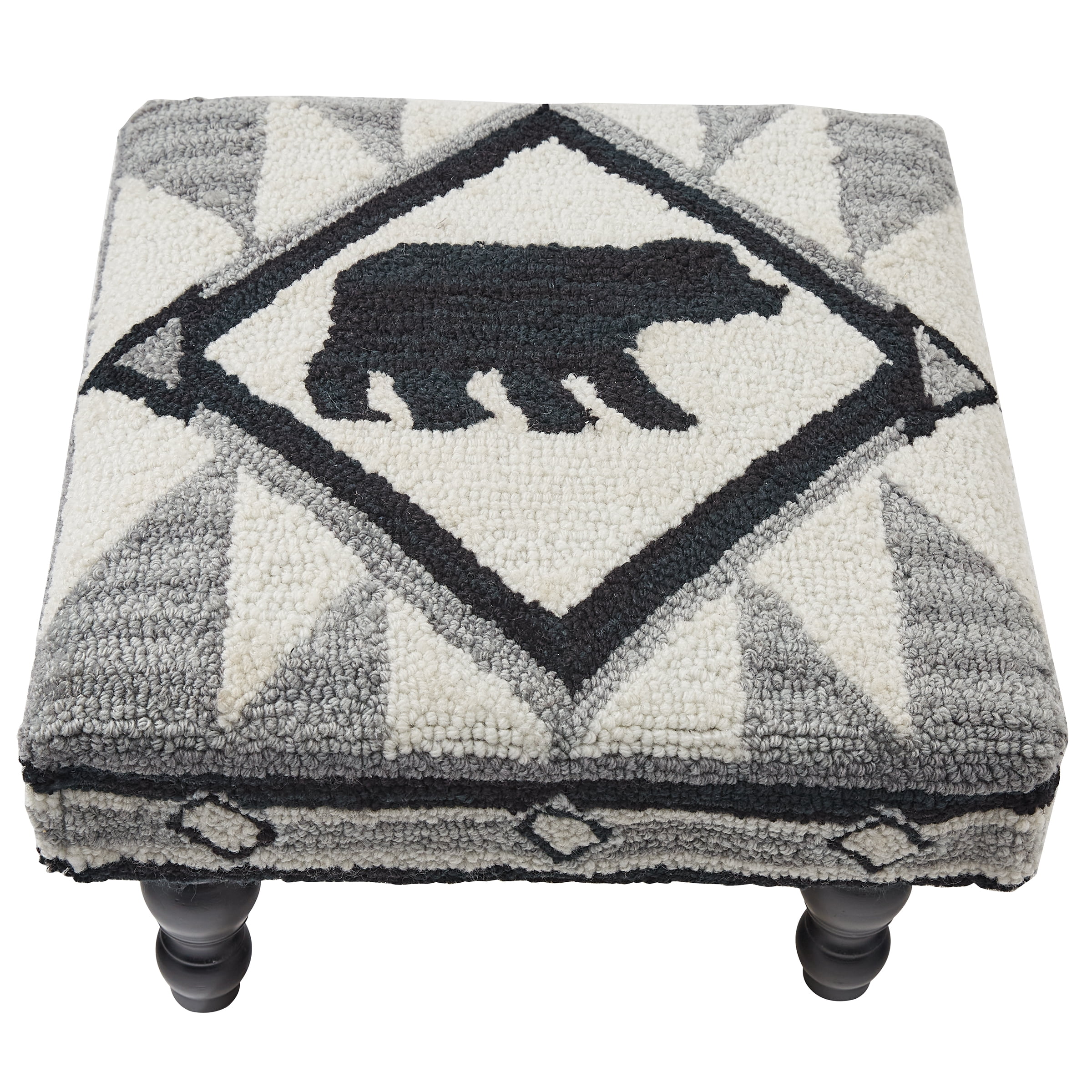 Park Designs Tribal Hooked Stool - Thumbnail 5