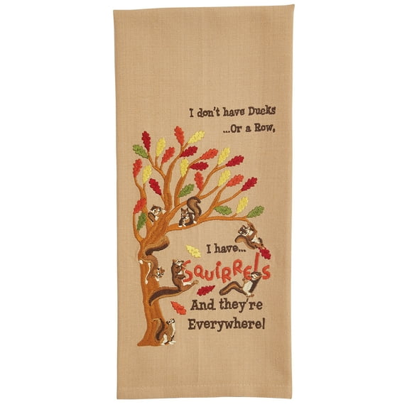 Park Designs Squirrels Dishtowel