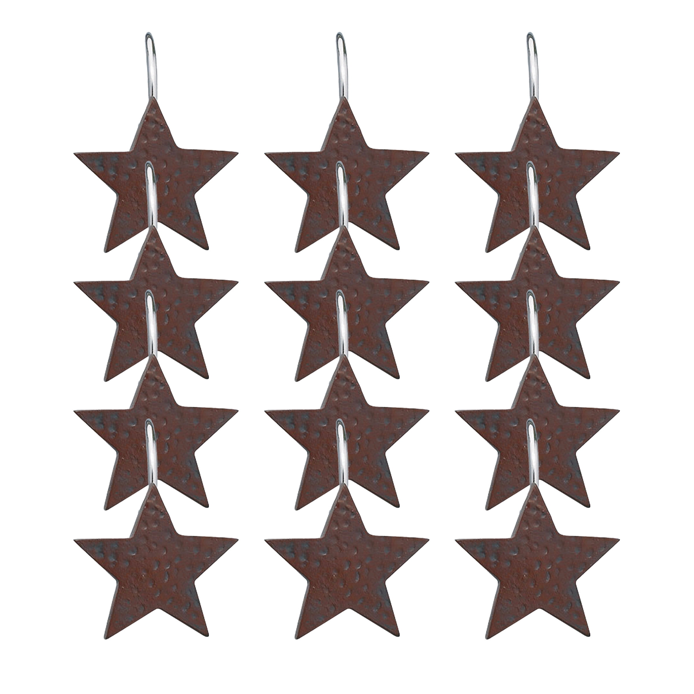 Park Designs Star Shower Curtain Hook Red Set Of 12
